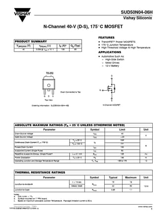  Datasheet Preview Page 1