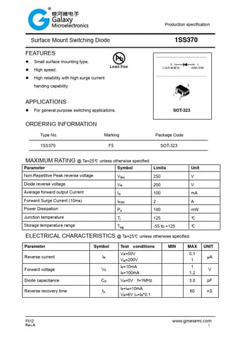 Datasheet Preview Page 1