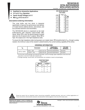  Datasheet Preview Page 1