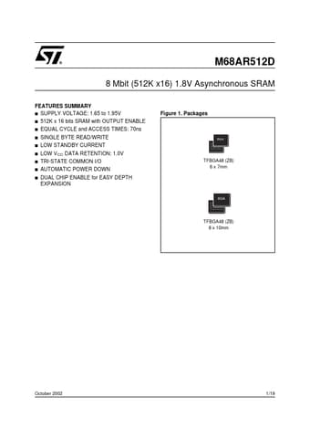  Datasheet Preview Page 1