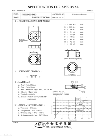  Datasheet Preview Page 1
