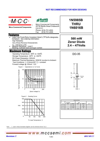  Datasheet Preview Page 1