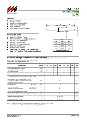  Datasheet Preview Page 1