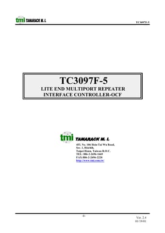  Datasheet Preview Page 1