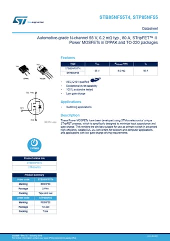 Datasheet Preview Page 1
