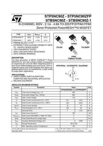  Datasheet Preview Page 1