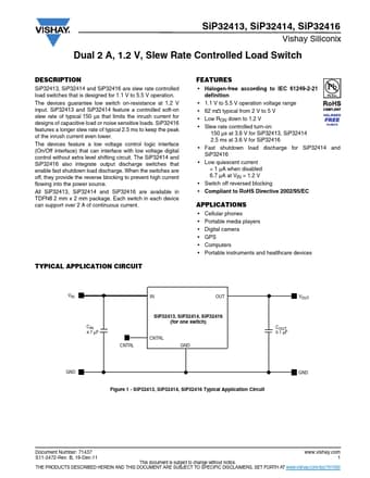  Datasheet Preview Page 1