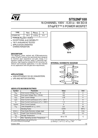 Datasheet Preview Page 1