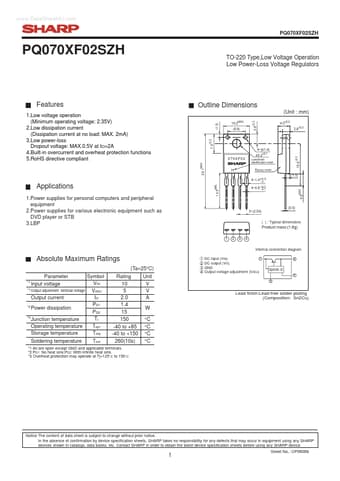  Datasheet Preview Page 1