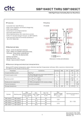  Datasheet Preview Page 1