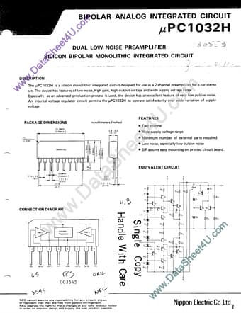  Datasheet Preview Page 1