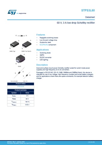  Datasheet Preview Page 1