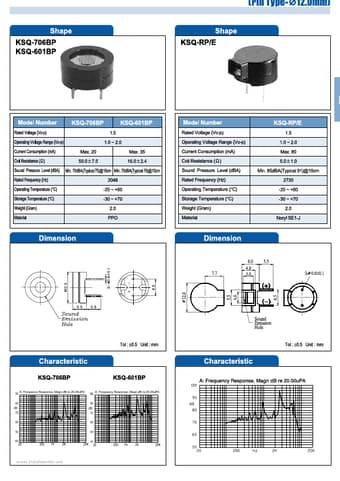  Datasheet Preview Page 1
