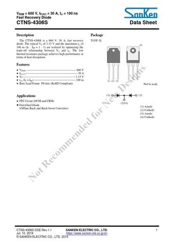  Datasheet Preview Page 1