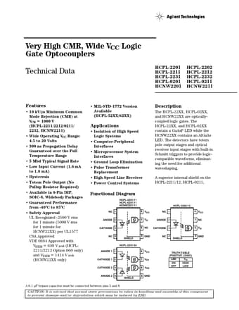  Datasheet Preview Page 1