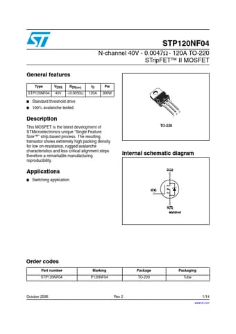  Datasheet Preview Page 1