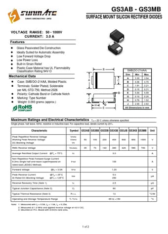  Datasheet Preview Page 1