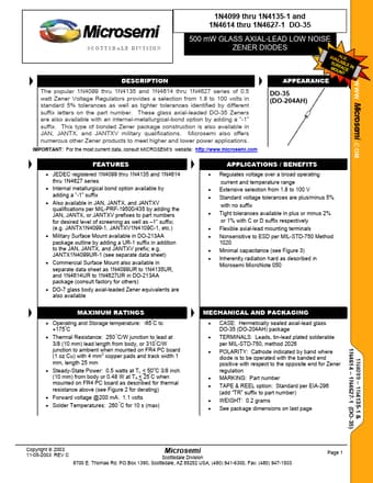  Datasheet Preview Page 1