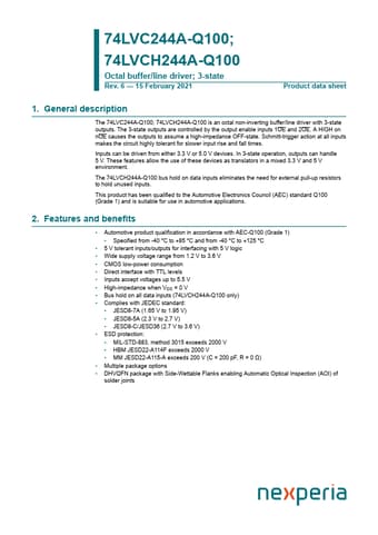  Datasheet Preview Page 1
