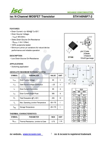  Datasheet Preview Page 1