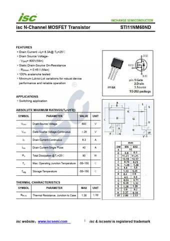  Datasheet Preview Page 1