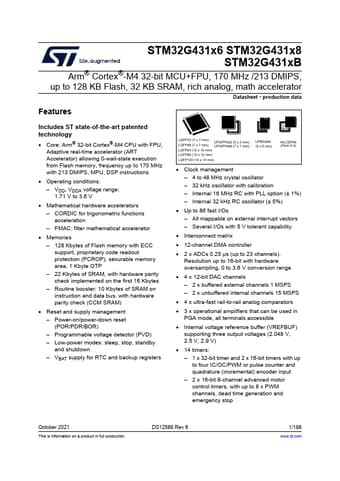  Datasheet Preview Page 1