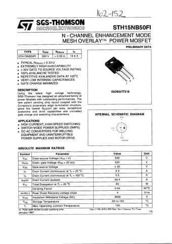  Datasheet Preview Page 1