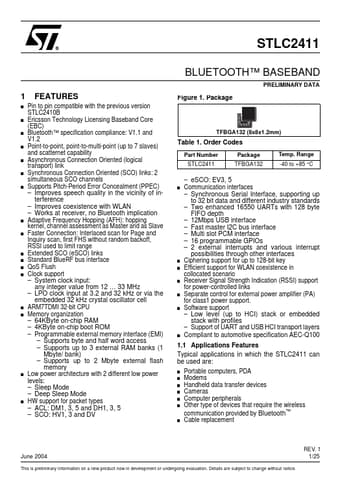  Datasheet Preview Page 1