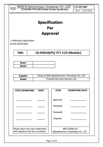  Datasheet Preview Page 1