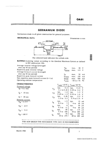  Datasheet Preview Page 1