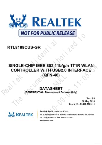  Datasheet Preview Page 1