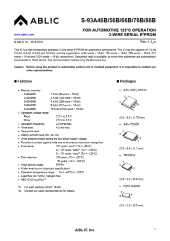  Datasheet Preview Page 1