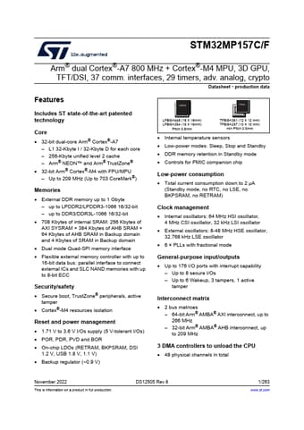  Datasheet Preview Page 1