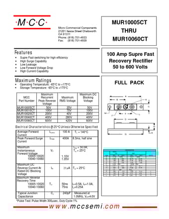  Datasheet Preview Page 1