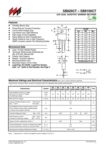  Datasheet Preview Page 1