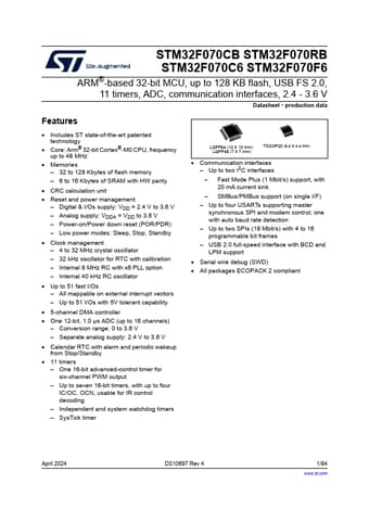  Datasheet Preview Page 1