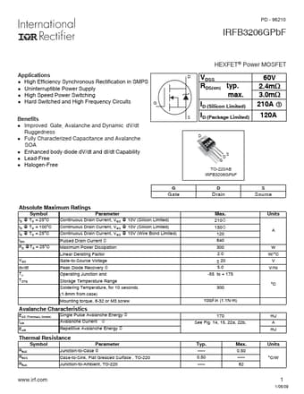 Datasheet Preview Page 1