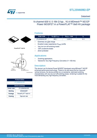  Datasheet Preview Page 1