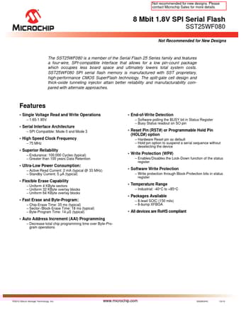  Datasheet Preview Page 1