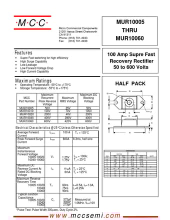  Datasheet Preview Page 1