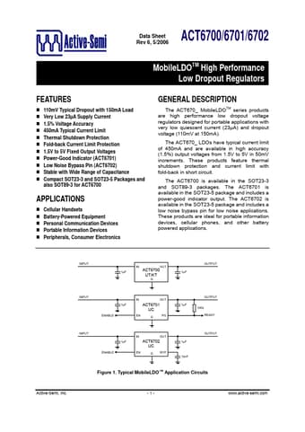  Datasheet Preview Page 1