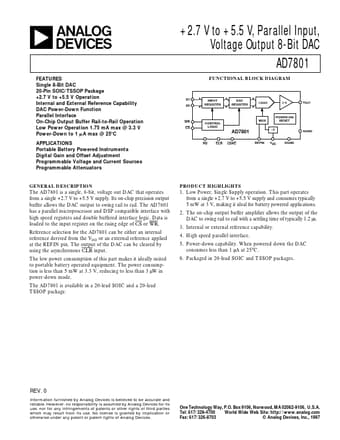 Datasheet Preview Page 1