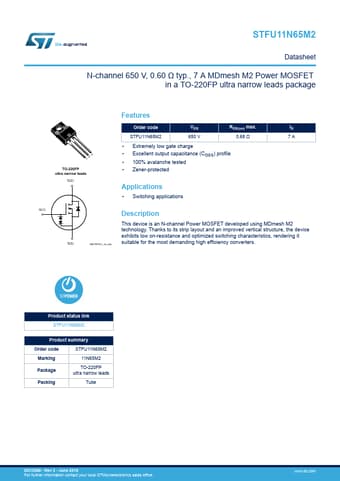  Datasheet Preview Page 1