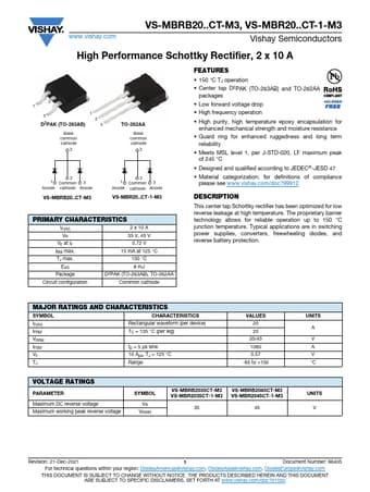  Datasheet Preview Page 1