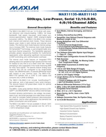  Datasheet Preview Page 1