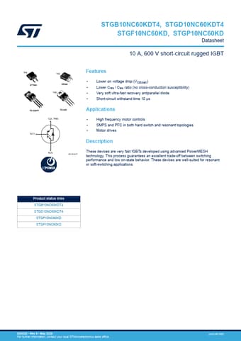  Datasheet Preview Page 1