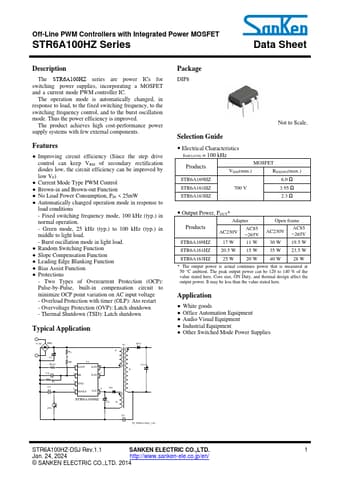  Datasheet Preview Page 1