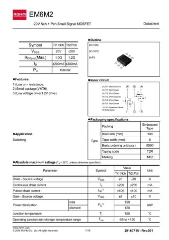  Datasheet Preview Page 1