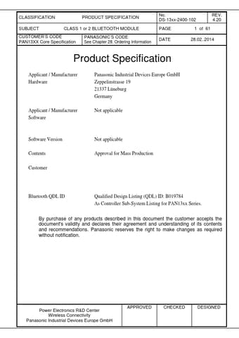  Datasheet Preview Page 1