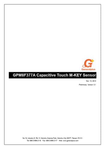  Datasheet Preview Page 1